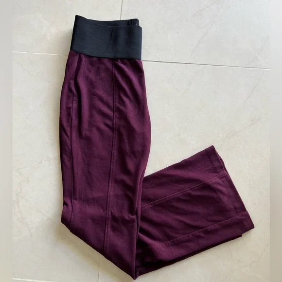 Burgundy Alfani Elastic Waist Casual Pants-Size Medium - Picture 3 of 4